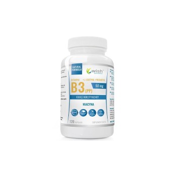 Witamina B3 50mg Niacyna PP 120kaps. Wish