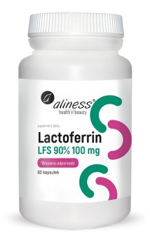 Lactoferrin LFS 90% 100 mg 60kaps. Aliness