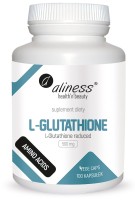L-Glutathione reduced 500mg 100kaps. VEGE Aliness