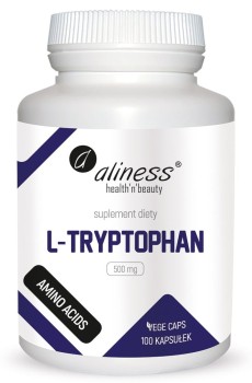 L-Tryptophan 500 mg Vege 100kaps. Aliness