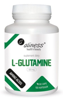 L-Glutamine 500mg 100kaps. VEGE Aliness