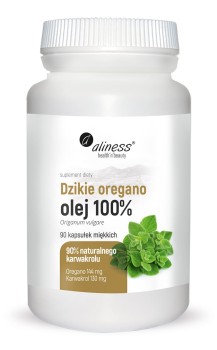 Dzikie oregano olej 100% 90 kaps. Aliness