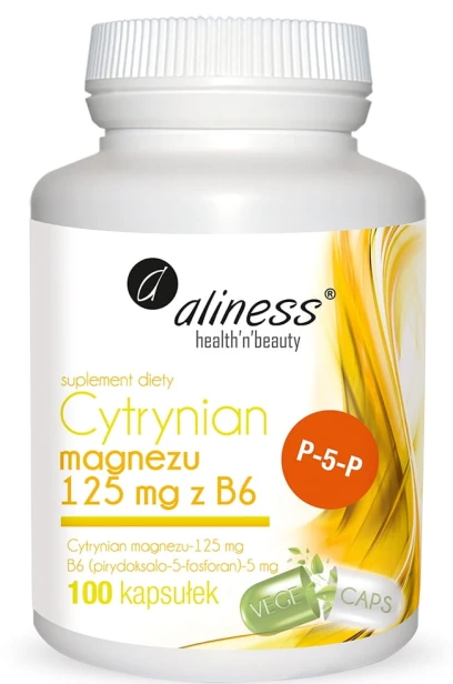 Cytrynian Magnezu B6 Aliness