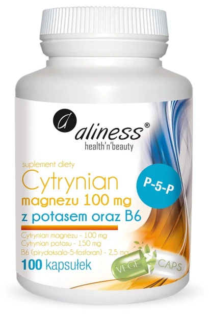 Cytrynian Magnezu Potas B6 Aliness