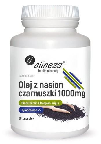 olej z nasion czarnuszki aliness
