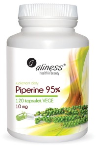 Piperine 95% 10 mg 120kaps. Aliness