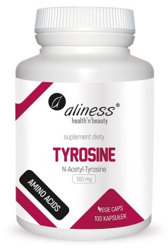 N-Acetyl-Tyrosine 500 mg 100kaps.Aliness