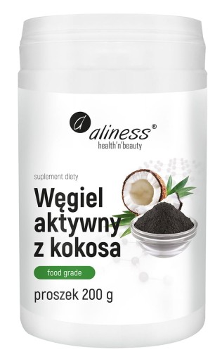 Węgiel aktywny z kokosa Aliness