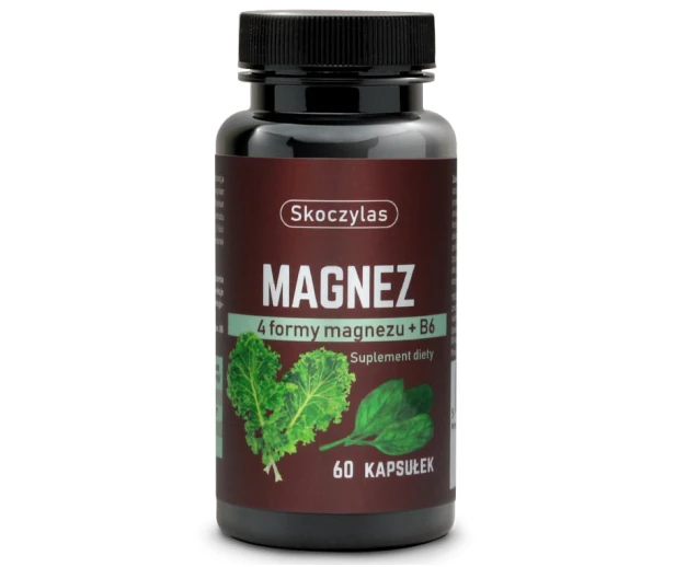 Magnez 4 formy szpinak jarmuż Purelab
