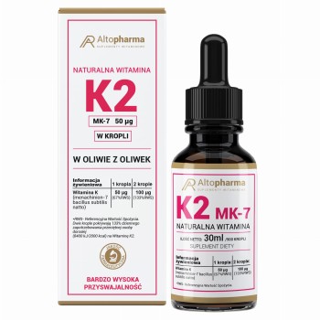 Naturalna Witamina K2  FORTE 30ml Altopharma