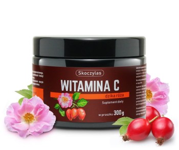 Witamina C dzika róża w proszku 300g  Skoczylas