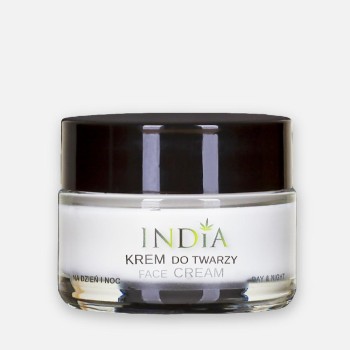 Krem do twarzy do każdego typu cery na  dzień i na noc z olejem z konopi 50ml India