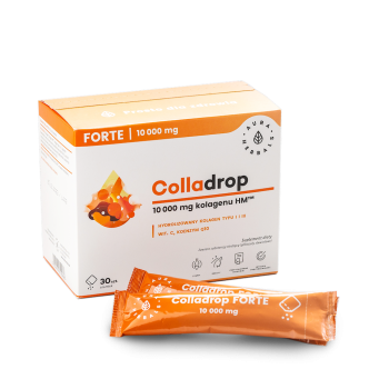 Colladrop Forte kolagen morski 10000mg  w saszetkach Aura Herbals