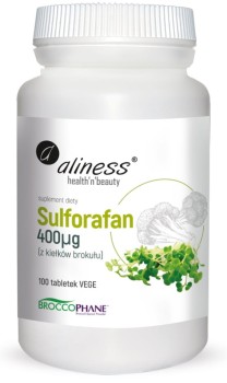 Sulforafan 400 µg x 100VegeTabs  Aliness