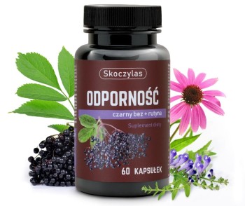 Odporność czarny bez + rutyna 60kaps.  Skoczylas