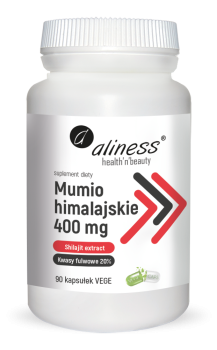 Mumio himalajskie (Shilajit extract) 400mg  x 90 Vege caps. Aliness