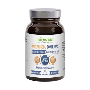 Maślan sodu 580mg 100kaps. dojelitowych  BioWen