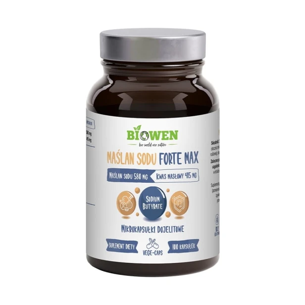 Maślan sodu 580mg 100kaps dojelitowych  BioWen.jpg