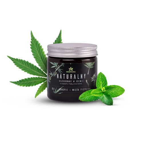 Naturalny dezodorant konopny z CBD i miętą pieprzową HempKing.webp