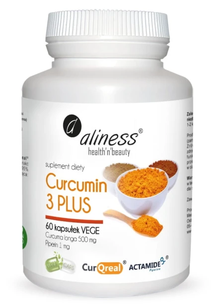 Curcumin 3 PLUS z piperyna 500 mg1 mg x 60 VEGE kaps. Aliness.jpg