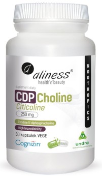 CDP Choline (Citicoline) 250mg 60kaps. Vege Aliness