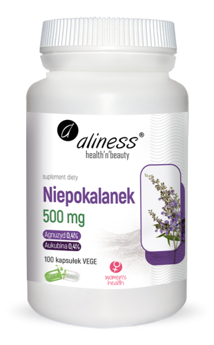 Niepokalanek 500mg Vitex agnus-castus 100kaps. Vege Aliness.jpg