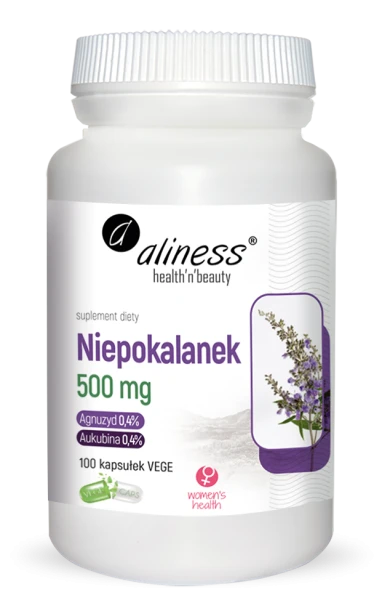 Niepokalanek 500mg Vitex agnus-castus 100kaps. Vege Aliness.jpg