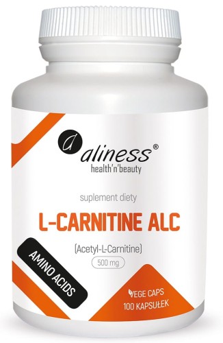 L-Carnityne ALC 500mg 100kaps. Vege Aliness.jpg