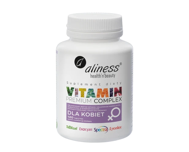 Premium Vitamin Complex dla kobiet 120tabl. Aliness.png