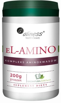 eL-AMINO Kompleks Aminokwasowy b.smaku proszek 200g Aliness