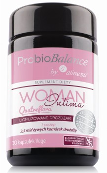 ProbioBALANCE Woman Intima Quatreflora 2,5 mld 30kaps. VEGE Aliness