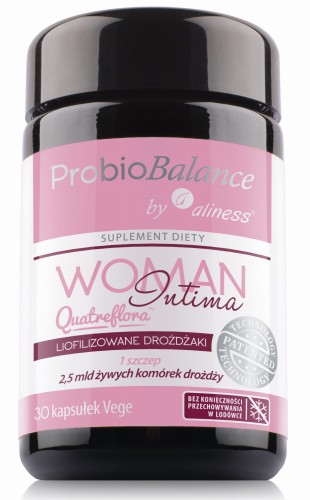 ProbioBALANCE Woman Intima Quatreflora 2,5 mld 30kaps. VEGE Aliness.jpg