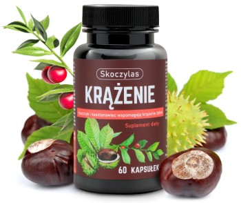 Krążenie - ruszczyk, diosmina, kasztanowiec 60kaps. Skoczylas
