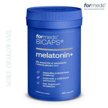 Bicaps Melatonin+ 60kaps. Formeds