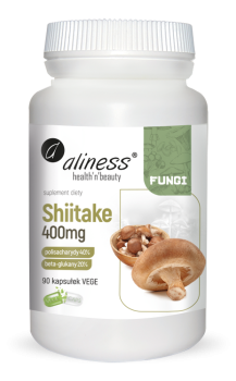 Shiitake ekstr 40/20 400mg 90kaps.  Aliness