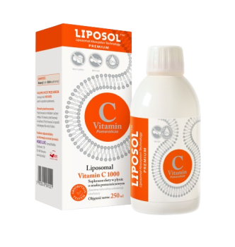 Liposol Liposomalna Witamina C 250ml pomarańczowy smak Aliness