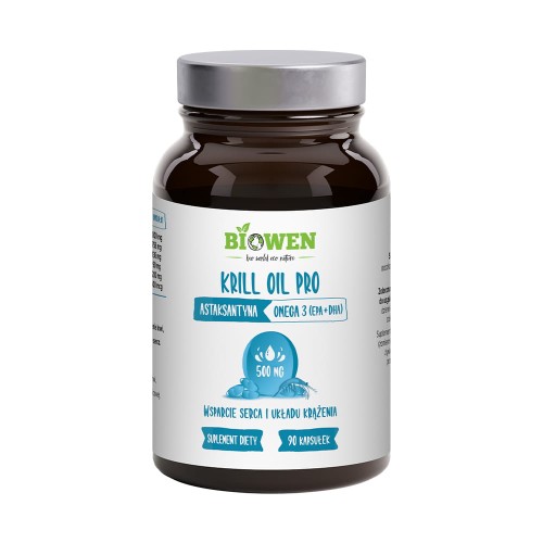 Krill Oil Pro olej z kryla 90kaps. Biowen.jpg