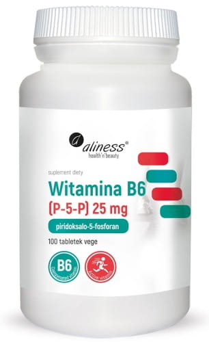 Witamina B6 25mg 100 tabl. VEGE Aliness.jpg