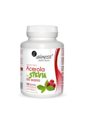 Acerola ze Stevią do Ssania, 120 tab. Aliness.png