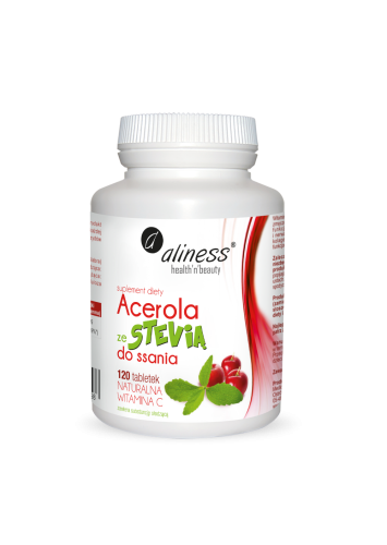 Acerola ze Stevią do Ssania, 120 tab. Aliness.png