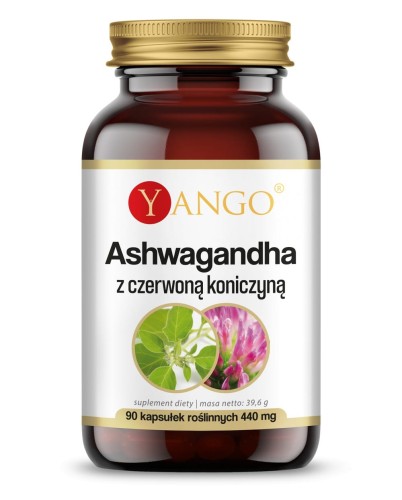 Ashwagandha z czerwoną koniczyną 90kaps. Yango.jpg