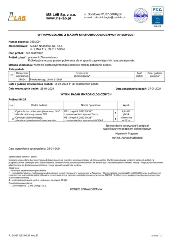 LIMFO Układ Limfatyczny 50ml Organis-.webp