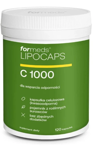 LIPOCAPS C 1000 120kaps. Witamina C liposomalna Formeds.jpg