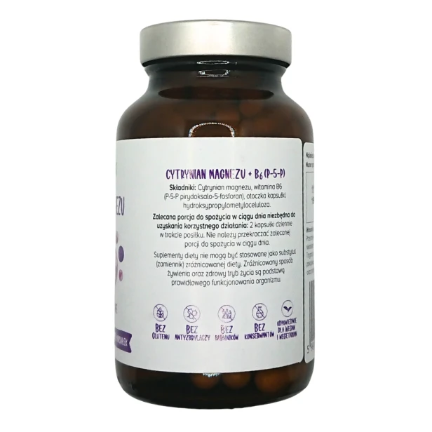 Cytrynian Magnezu z B6 100kap. BIOWEN--1.png