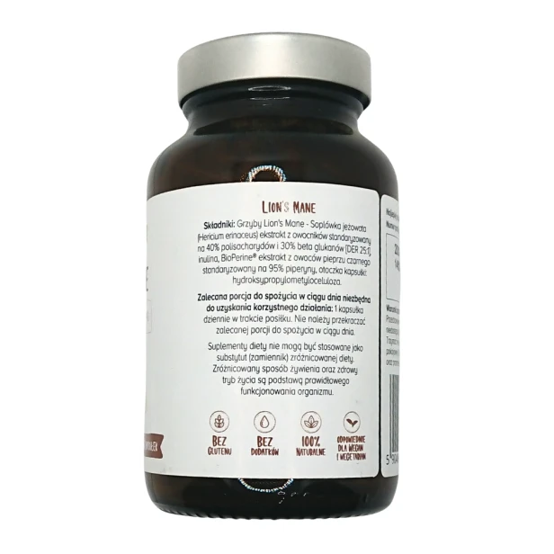 Lion’s Mane 400mg 40% polisacharydów 30% beta-glukanów 90kaps. BioWen---.png