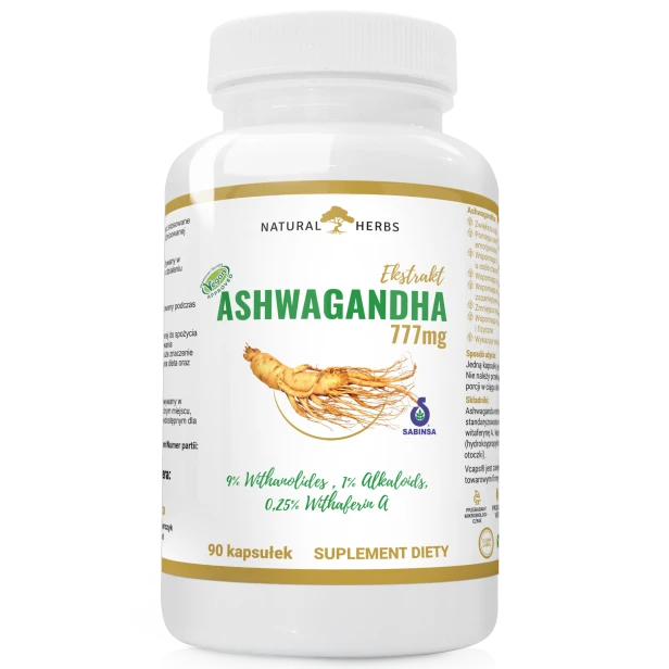 Ashwagandha 777mg ekstrakt 90kaps. Altopharma.png