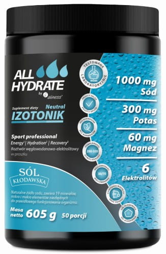Izotonik Neutral 605g 50porcji ALLHydrate-1.jpg