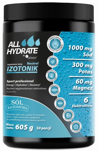 Izotonik Neutral 605g 50porcji ALLHydrate-2.jpg