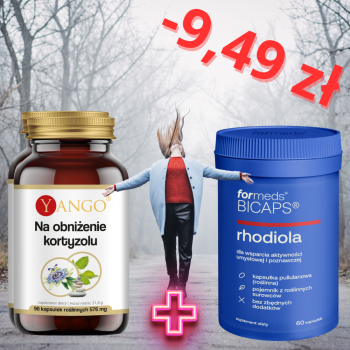 Zestaw: 2x Na obniżenie Kortyzolu + Rhodiola