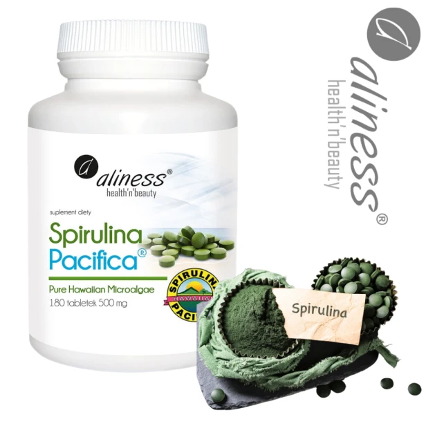 Spirulina Pacyfica Aliness 180tabletek.png